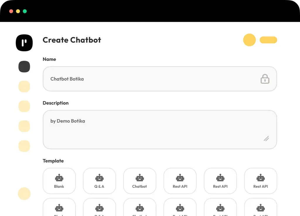 Features and Capabilities of creating chatbots on Platform V2: Creating your Chatbot without coding and is very easy